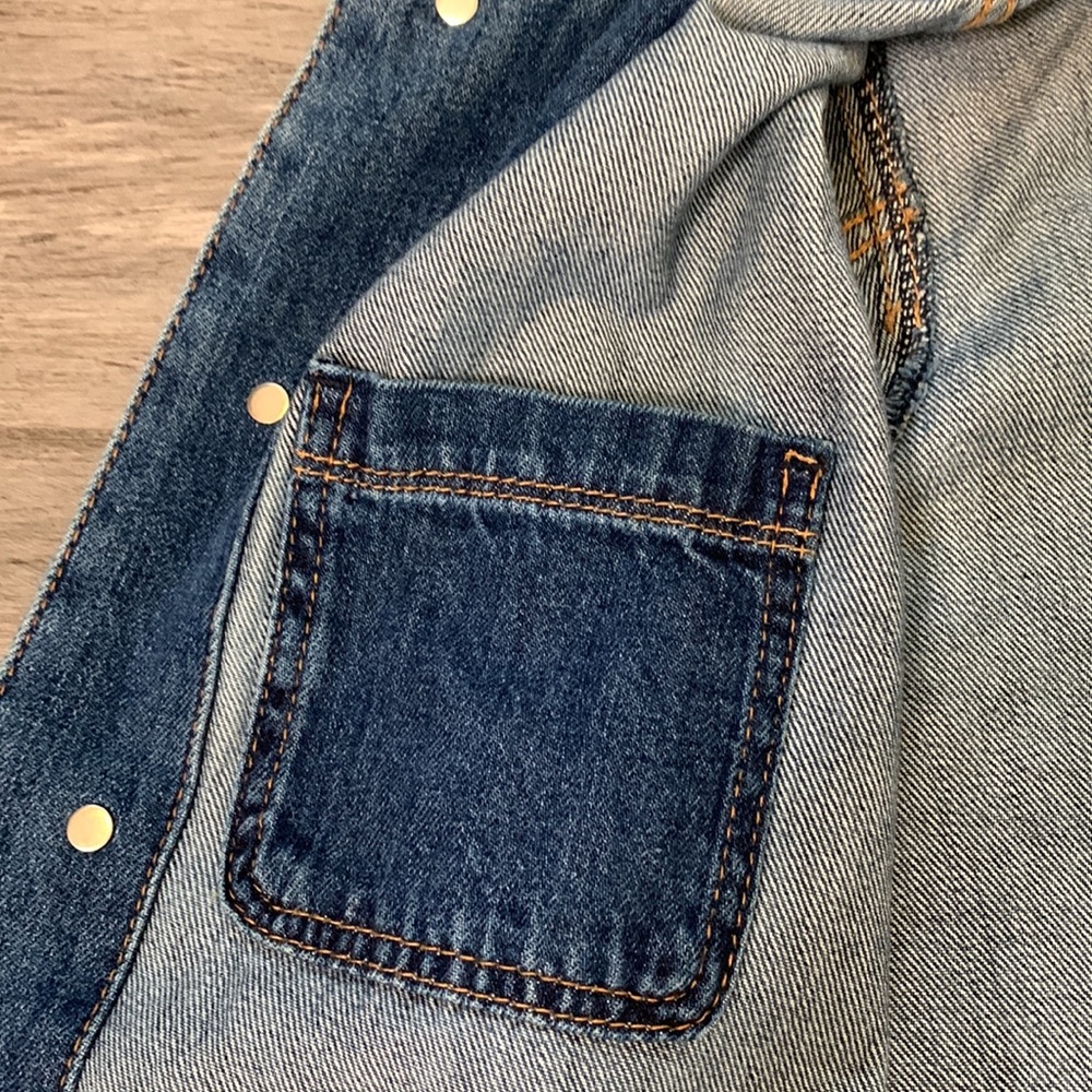 Everlane Dark Blue Denim Jean Jacket - Picture 10 of 16